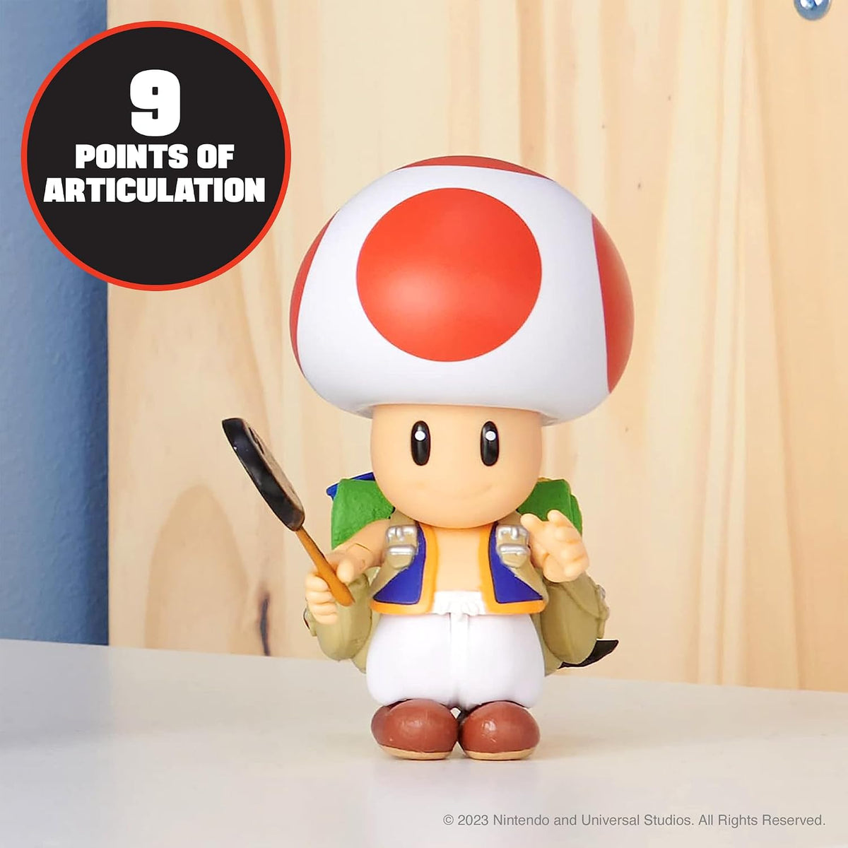 Jakks Pacific Super Mario 5" Toad Figure