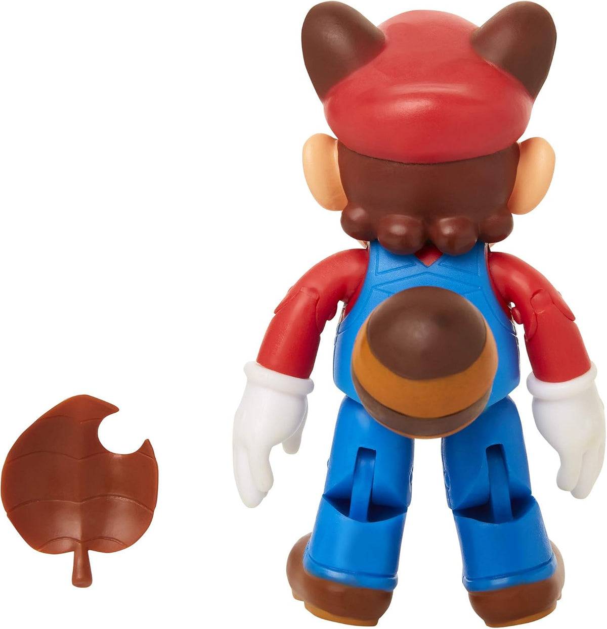 SUPER MARIO Figura de acción articulada de Mapache Mario de 4 Pulgadas