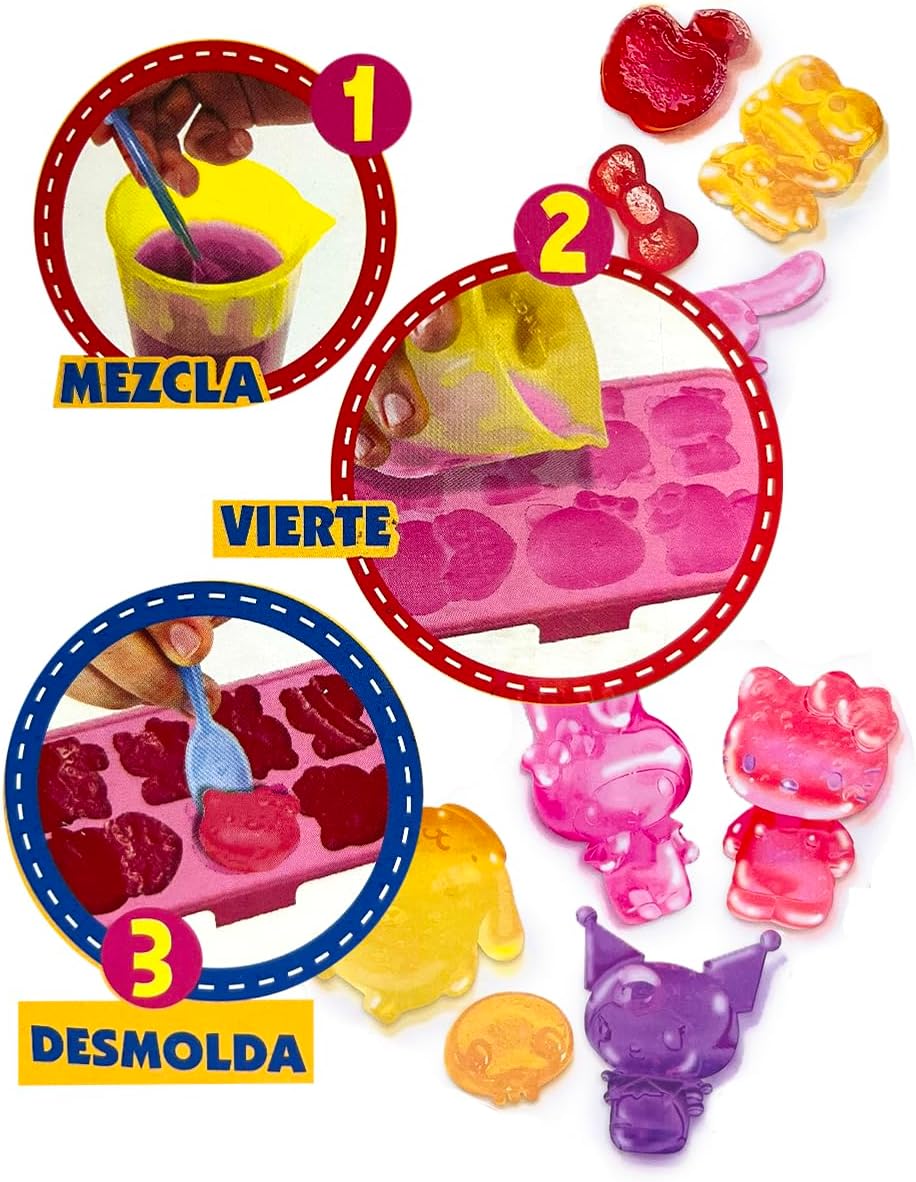 Ult Fabrica para Hacer Gomitas Premium con Forma de Hello Kitty y Sus Amigos