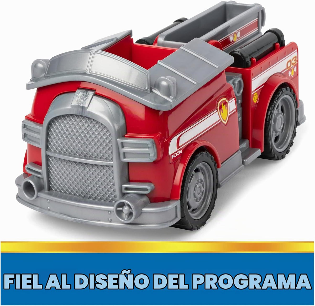 Paw Patrol, camión de Juguete con Figura de acción Coleccionable, Juguetes para niños con mentalidad sostenible para niños y niñas a Partir de 3 años