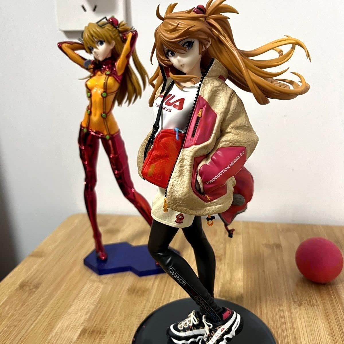 Nmomoytu Asuka Langley Soryu Ver.Radio Part.2 Figura de anime, modelo de acción, regalo coleccionable, 25 cm