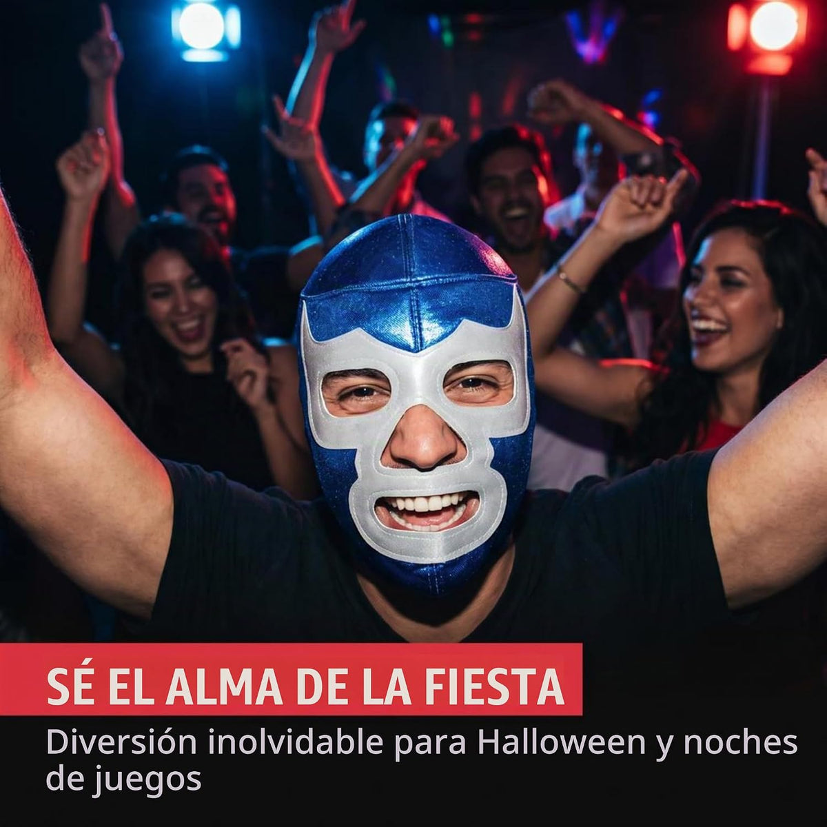 RINGREBELS MASCARILLA AZUL DEMON Lucha última intervensión Luchador Máscara