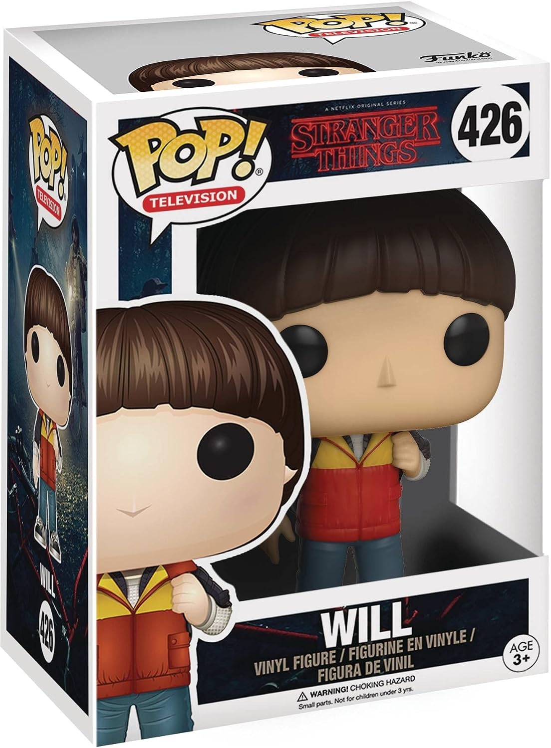 Funko Stranger Things - Pop! Figura de vinilo (incluye funda protectora compatible con Pop Box)