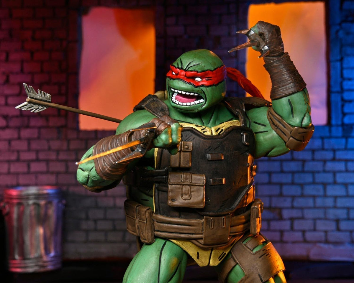 NECA Universal Monsters TMNT - Figura de acción Ultimate Raphael Frankenstein de 7 Pulgadas
