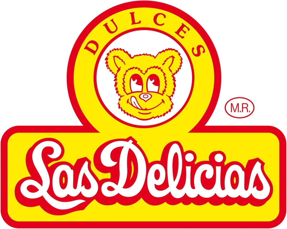Las Delicias Choco Crunch Caritas, Golosina Sabor a Chocolate, 100 Piezas