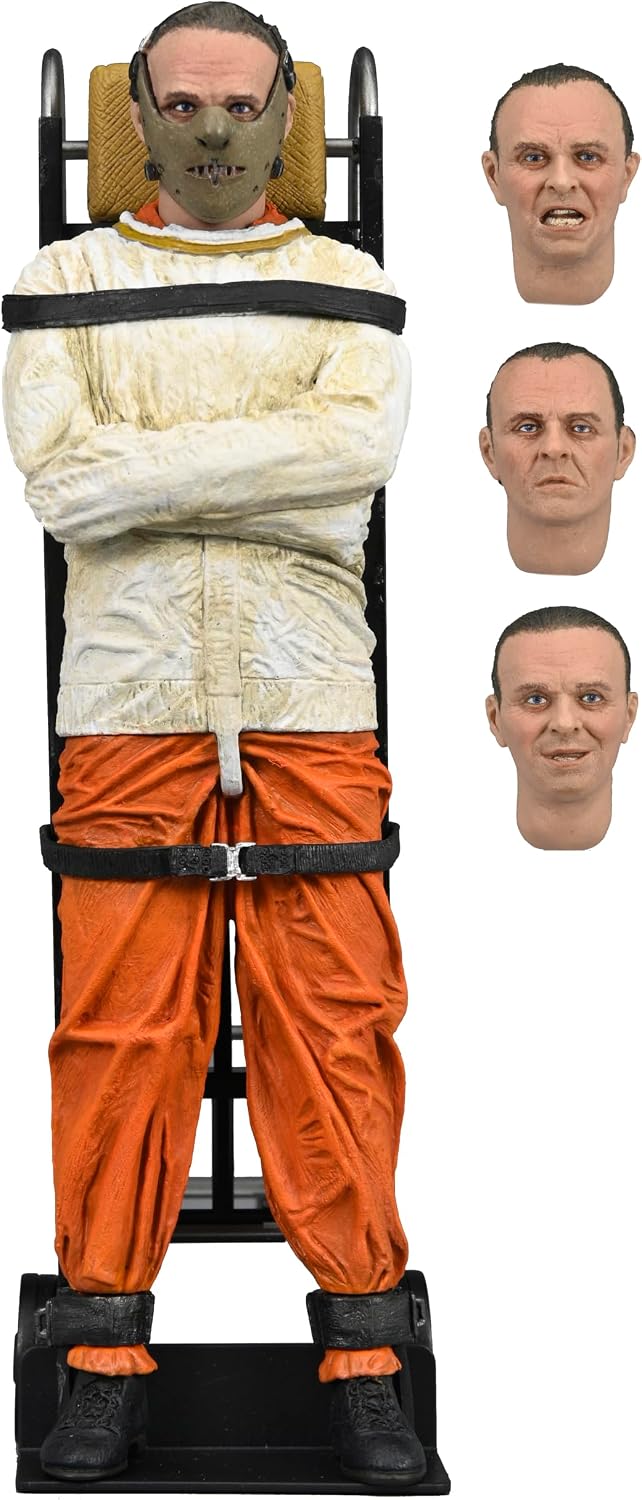 NECA - Silence of The Lambs - Figura de acción a Escala de 7 Pulgadas - Dr. Hannibal Lecter (Enmascarado)