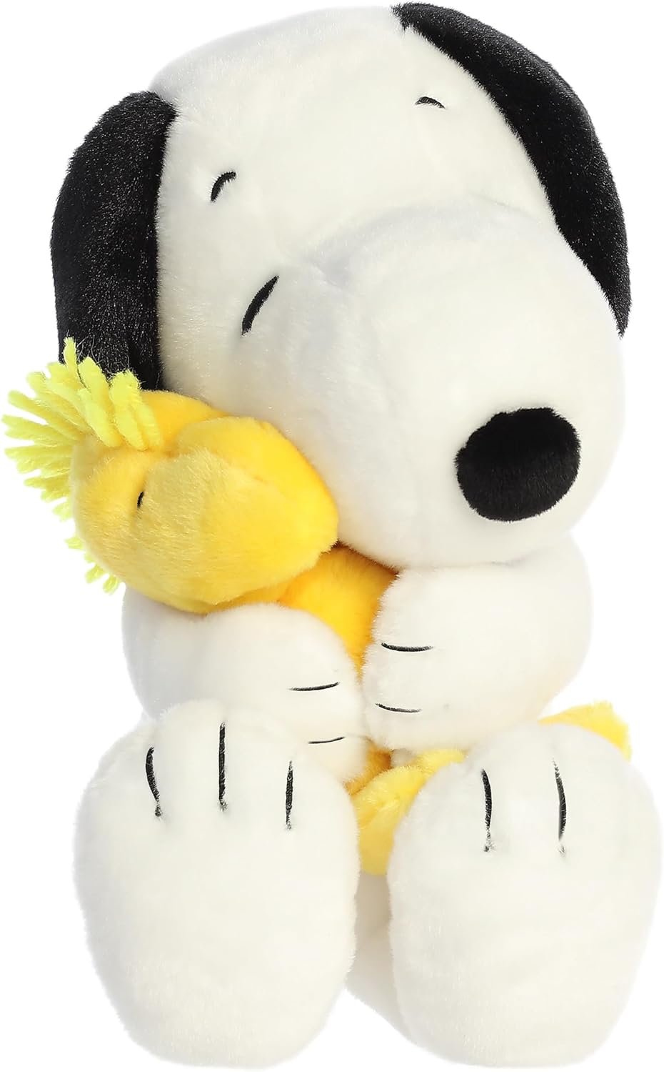 Aurora Adorable Peanuts Big Hugs Snoopy & Woodstock Stuffed Animal - Officially Licensed Toys for All Snoopy Fans - Nostalgic Gift for Adults and Birthday Celebrations - 12 Inches