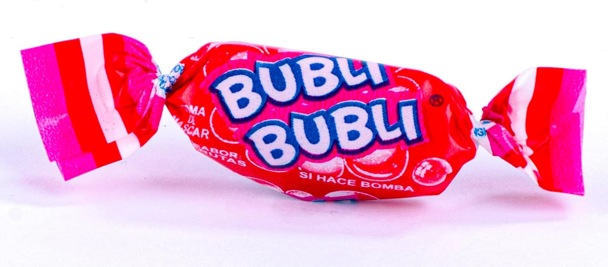 Bubli Bubli Mini | 2 Pack | Goma de Mascar Suave | Sabores Frutales | 350g | Chicle sabor Frutas | 100 pz c/u