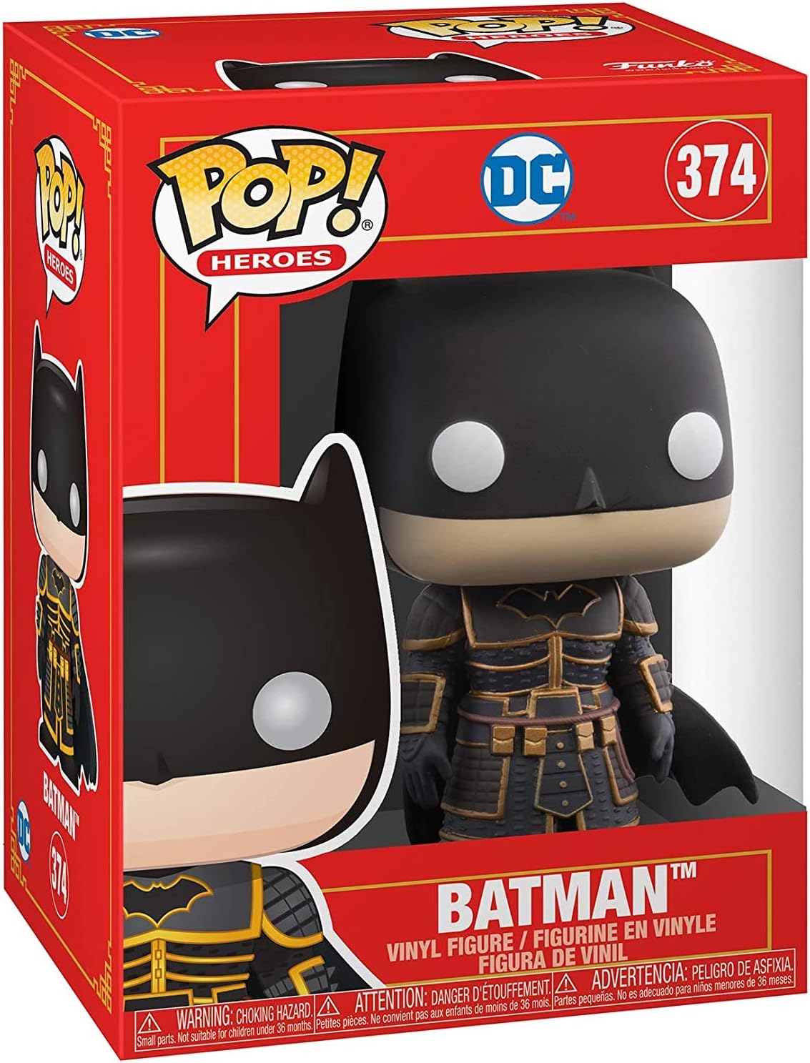 Figura de vinilo de Batman Imperial Palace Pop #374 DC Super Heroes (con protector EcoTek para proteger la caja de exhibición)