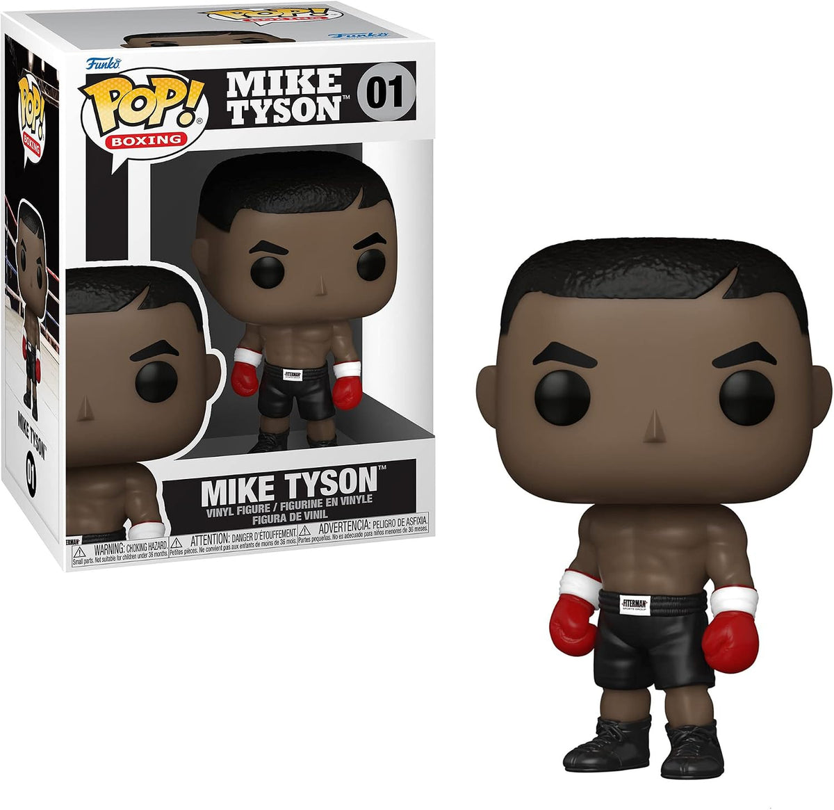 Funko Boxing: Pop! Boxing Legends Collectors Set - Julio César Chávez, Mike Tyson, Oscar De La Hoya, Multicolor