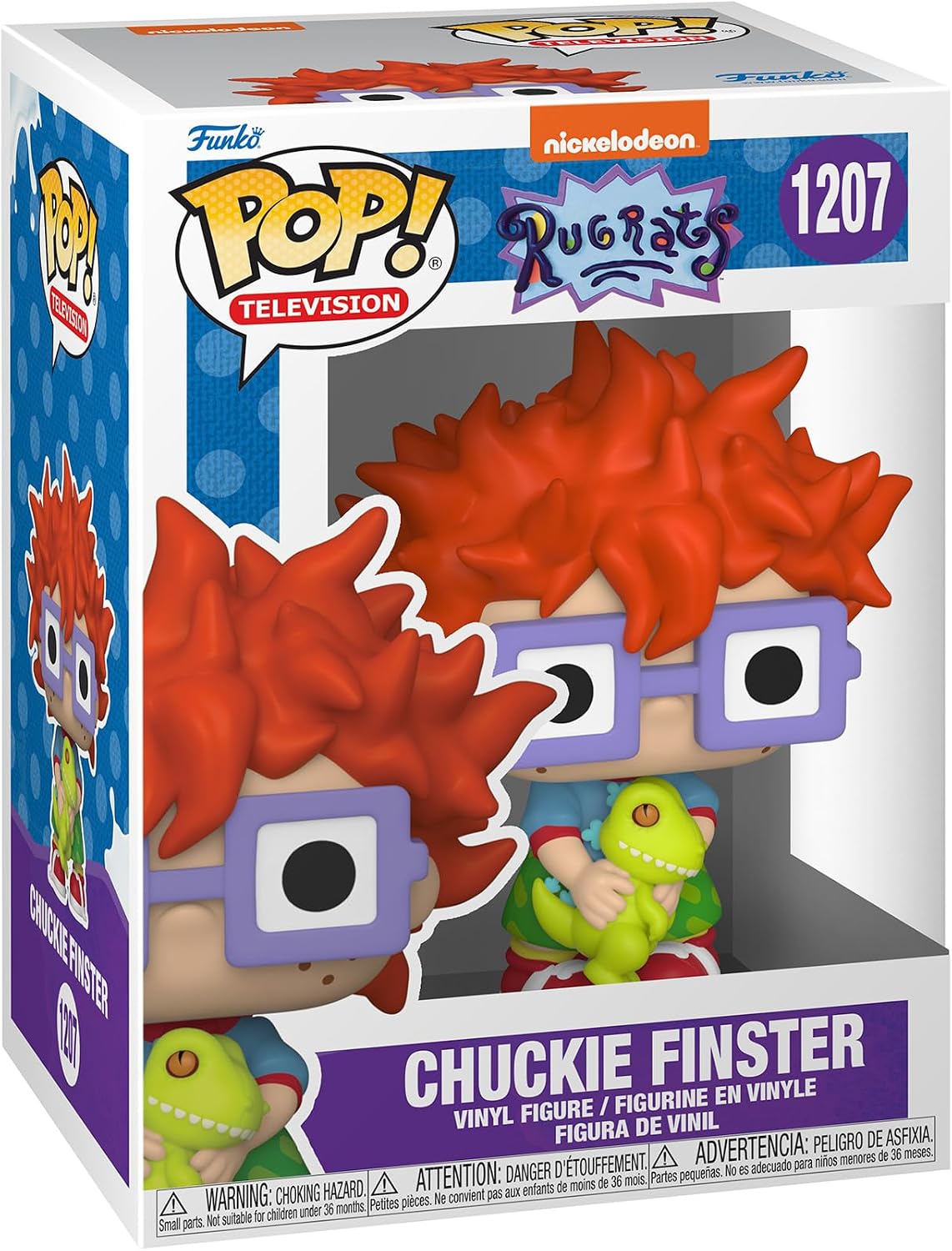 Funko Pop! Television: Rugrats - Chuckie Finster- Figura de Vinilo Coleccionable - Idea de Regalo - Mercancia Oficial - Juguetes para Niños y Adultos - TV Fans - Muñeco para Coleccionistas