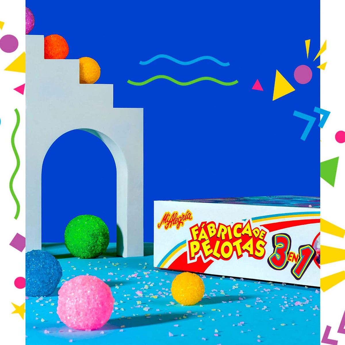 Mi Alegria Fábrica de Pelotas 3 en 1 Mezcla, CREA y Juega