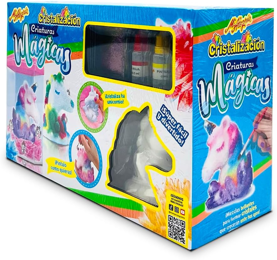 Ult Kit de Manualidades de Cristalizacion de Unicornio Criatura Magica, Kit de Decoracion de Unicornio Premium