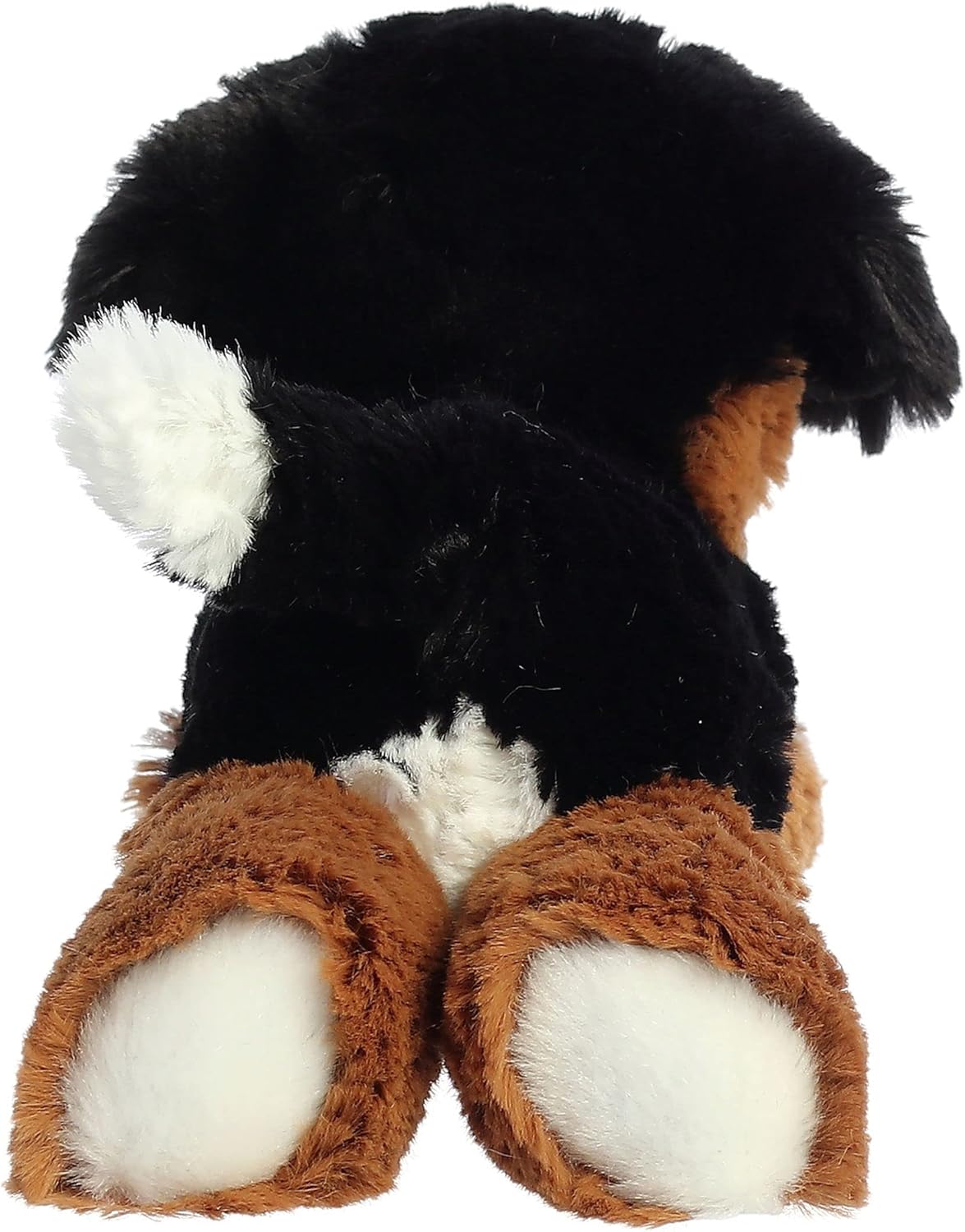 Aurora® Adorable Mini Flopsie™ Bernie Mountain Dog™ Animal de Peluche - Facilidad juguetona - Compañeros atemporales - Negro 20.3 cm