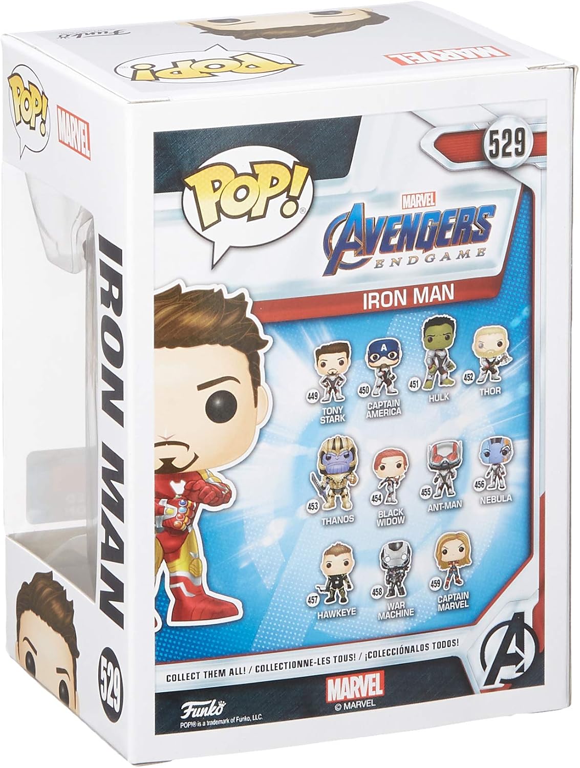 Funko Pop! Marvel: Avengers Endgame - Tony Stark (Iron Man 3) con guantelete, Exclusivo de la Convención de otoño