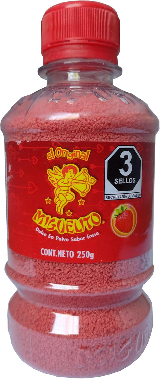 Miguelito En Polvo 250 gramos. Sabor Fresa