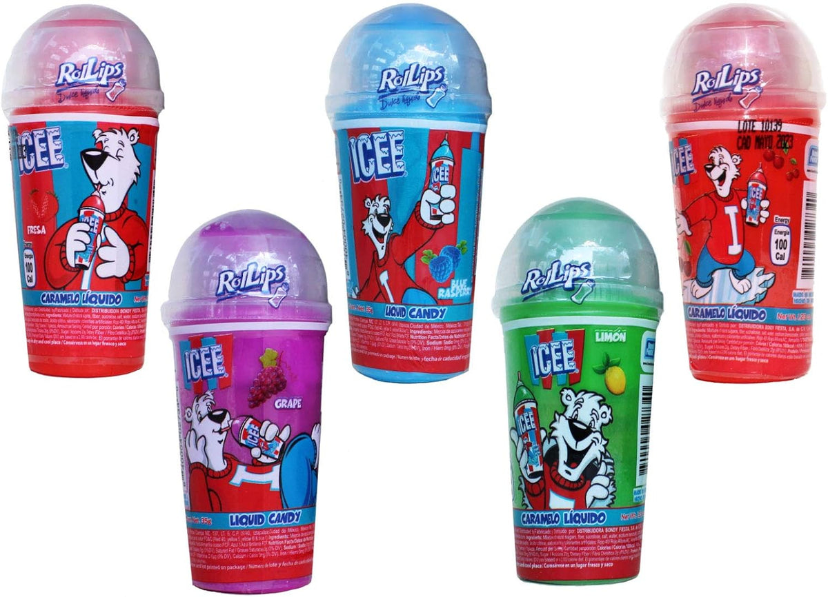 Bondy Fiesta Caramelo Liquido Rollips ICEE