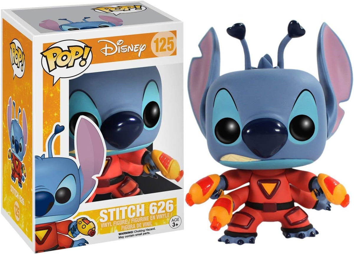 Funko POP Disney: Lilo & Stitch - Stitch 626 Pop! Figura de vinilo (incluida con funda protectora de caja emergente), multicolor, 3.75 pulgadas