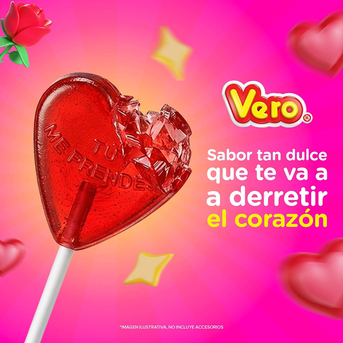 Vero - PALETA CUPIDO VERO 40 PZAS