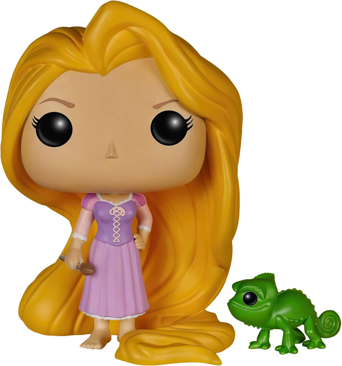 Rapunzel & Pascal: Fun ko P o p ! Paquete de figuras de vinilo con 1 protector gráfico compatible 'ToysDiva' (147 - 05135 - B)