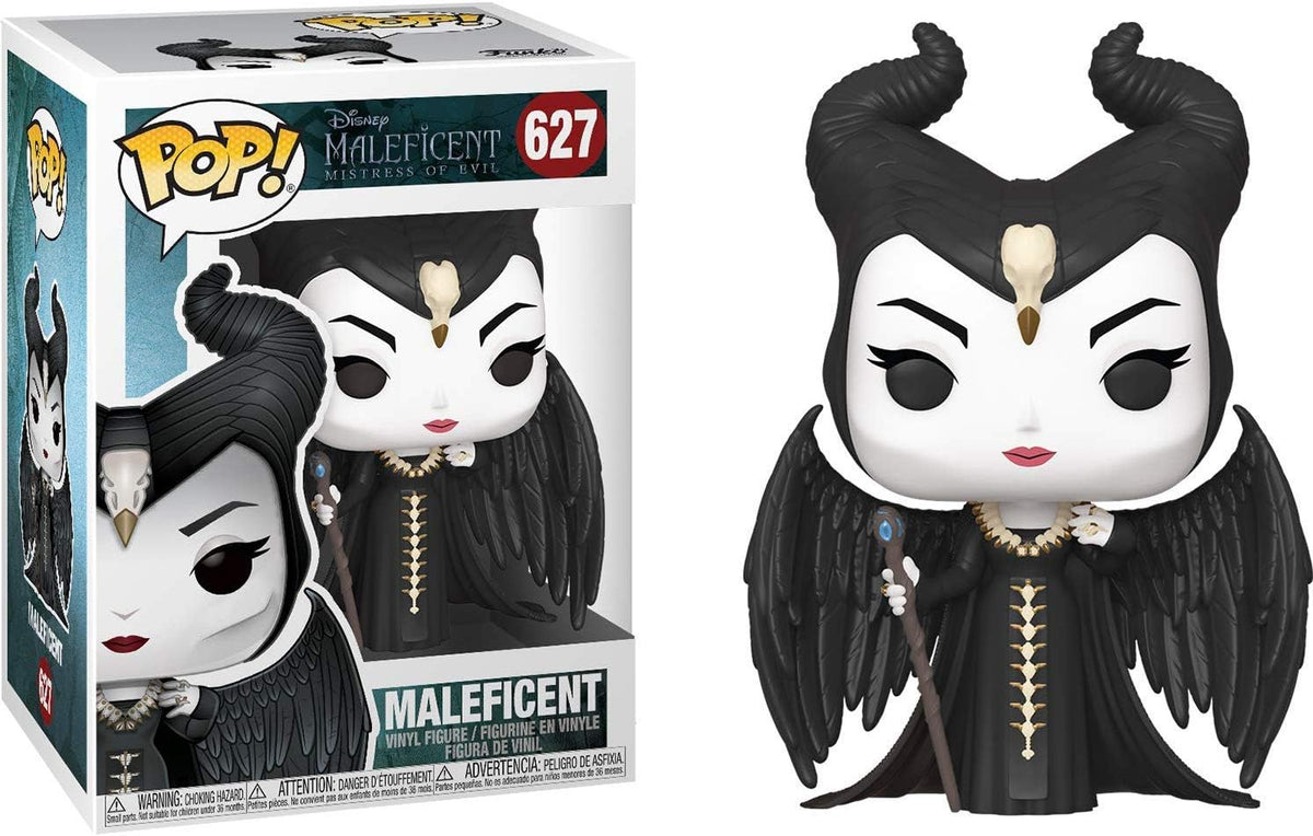 Funko Pop Disney: Maleficent 2 - Figura de vinilo Maléfica Mistress of Evil (incluye funda protectora compatible con Pop Box)