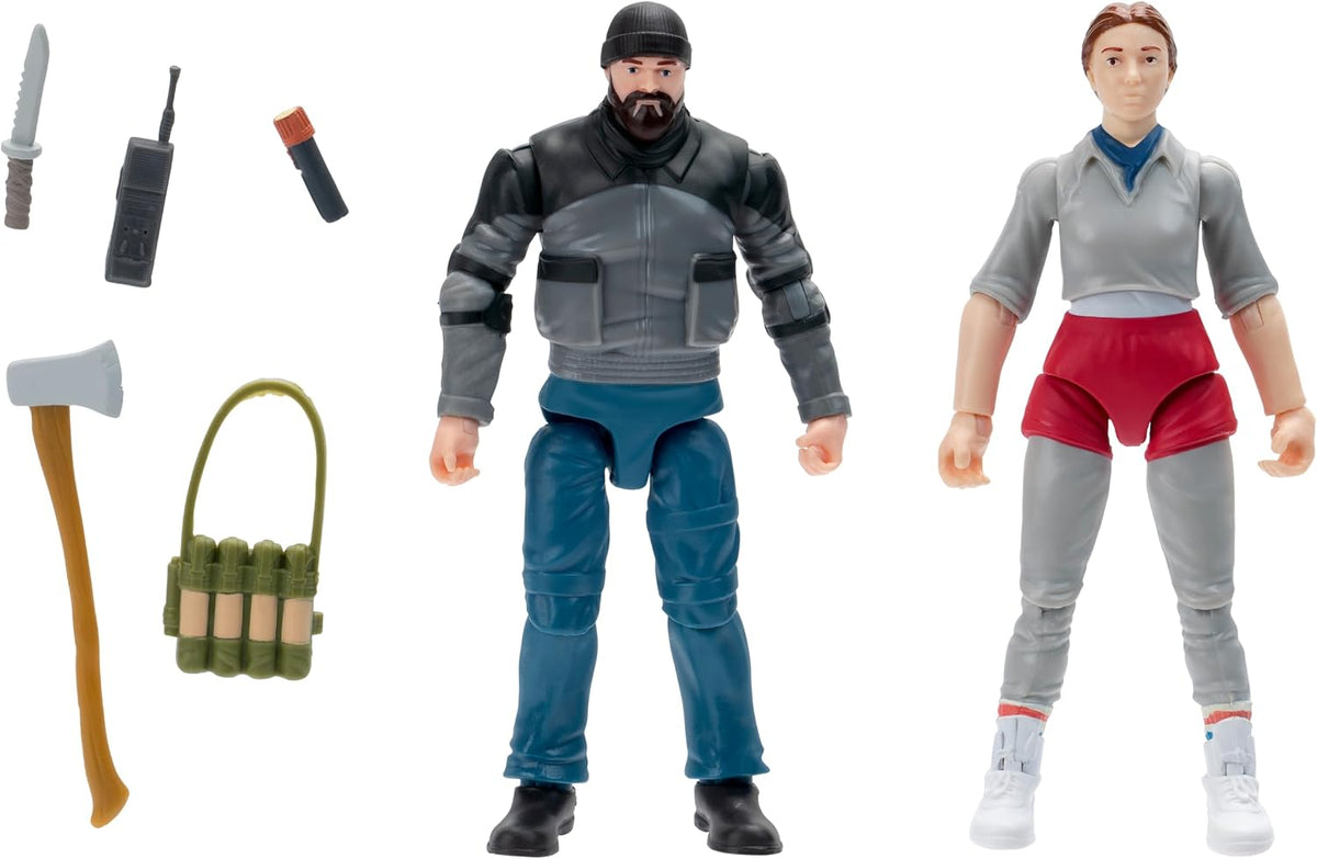 Stranger Things Figuras de acción Hopper & Eleven con 4 accesorios