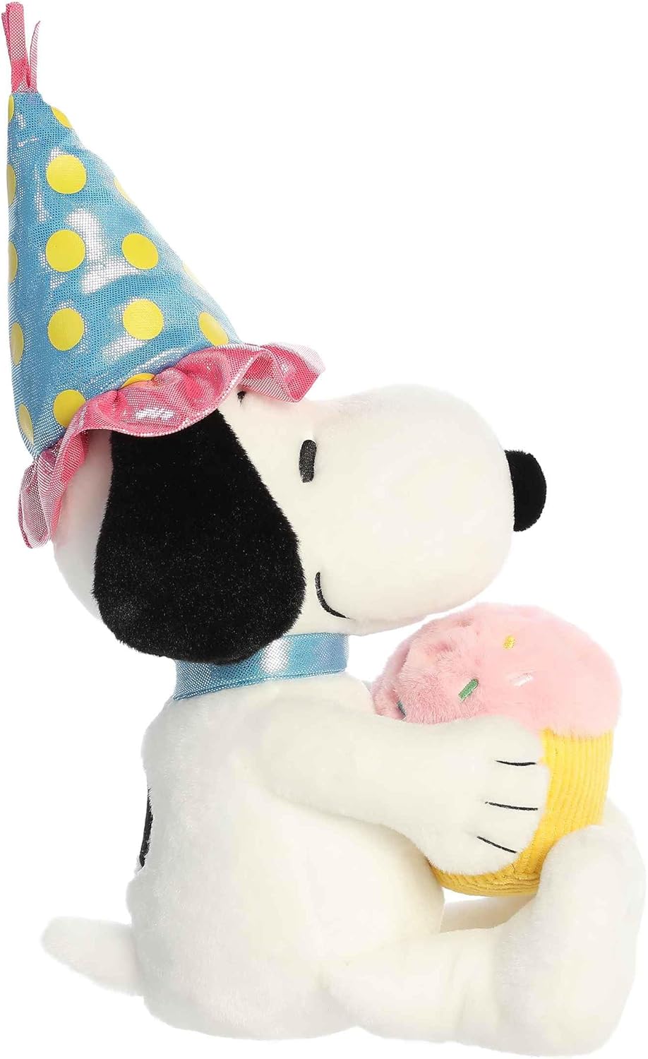 Aurora Adorable Peanuts Birthday Snoopy Animal de Peluche – Juguetes con Licencia Oficial para Todos los Fans de Snoopy – Regalo nostálgico para Adultos y Celebraciones de cumpleaños, 12 Pulgadas