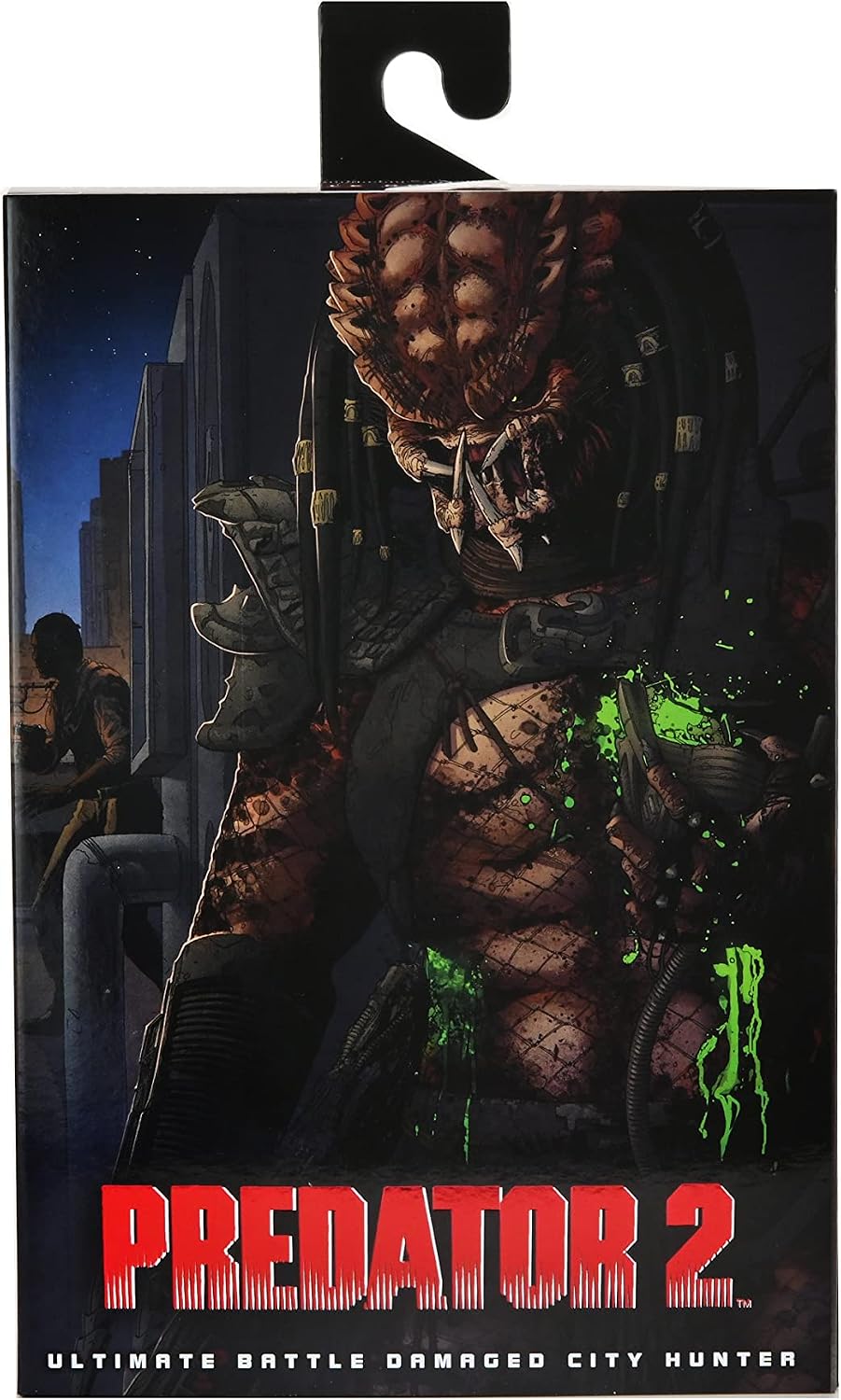 NECA - Figura de acción Predator 2 Ultimate Battle Damaged City Hunter 7