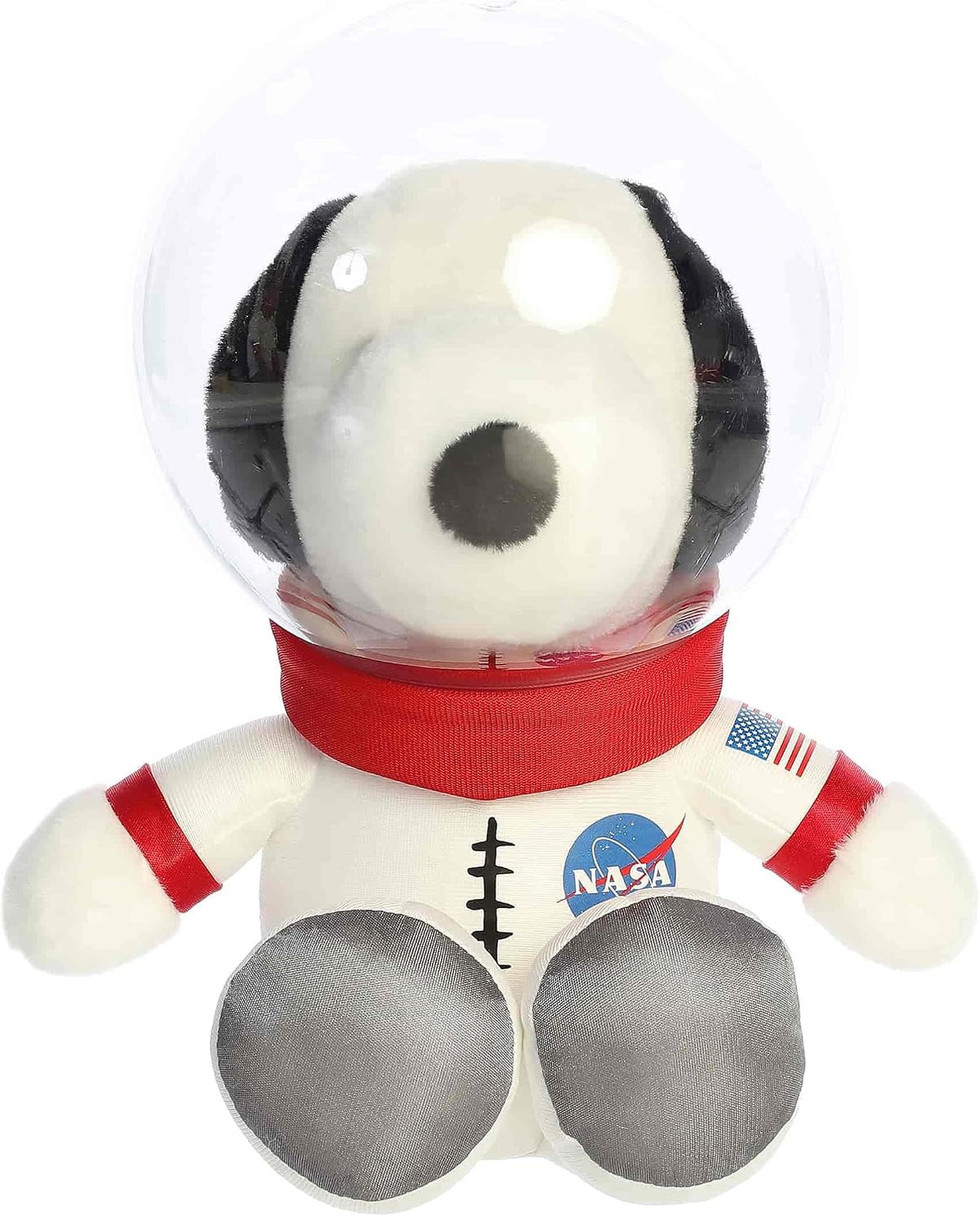 Aurora® Adorable Snoopy con traje espacial de Peanuts® con casco - Animal de peluche con licencia oficial para todos los fanáticos de Snoopy - Regalo nostálgico para adultos y celebraciones de
