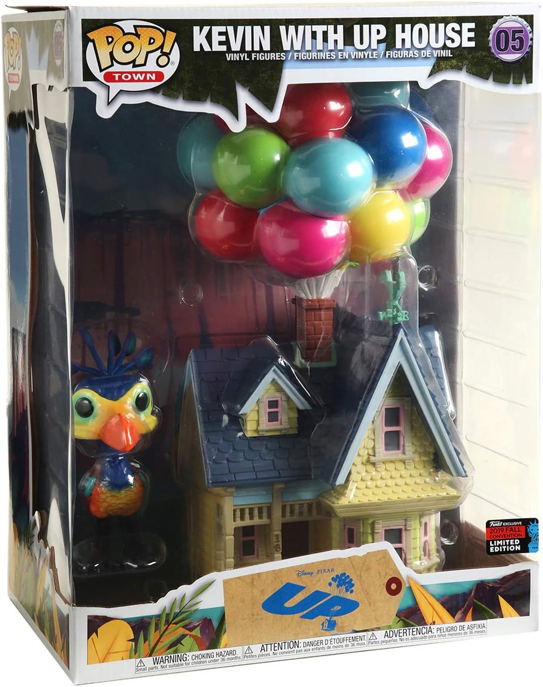 Funko Pop Disney Pixar Up Kevin con Up House 05 Convención de otoño 2019