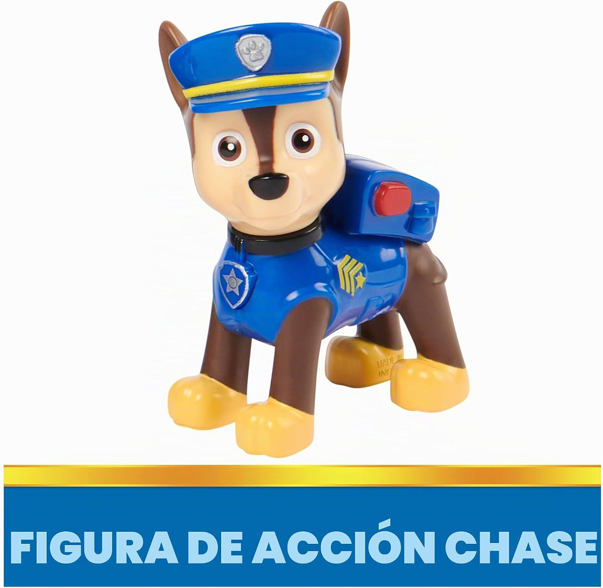 Paw Patrol, Chase's Patrol Cruiser, Coche de Juguete con Figura de acción Coleccionable, Juguetes para niños de Mente sostenible para niños y niñas a Partir de 3 años