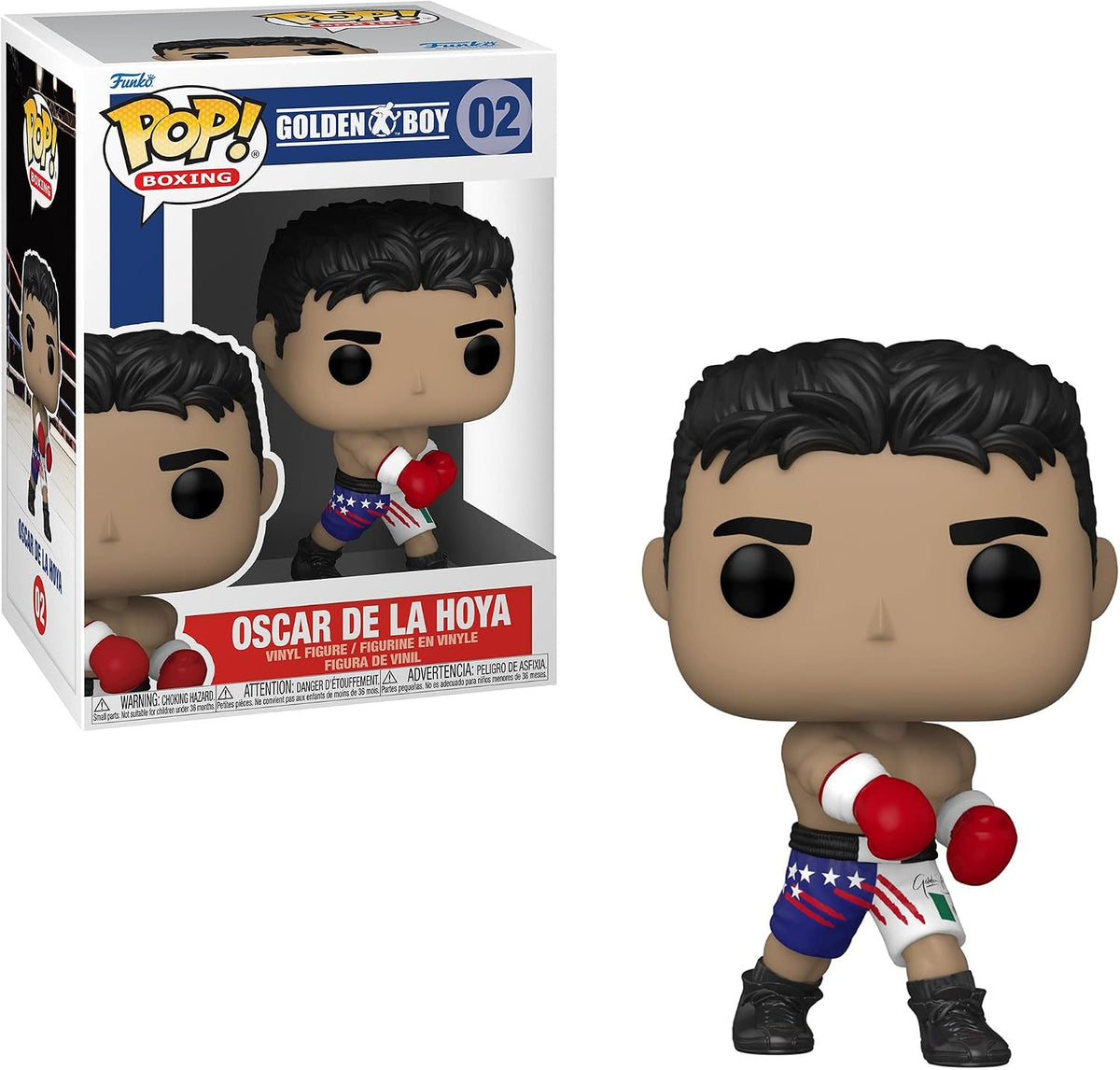 Funko Boxing: Pop! Boxing Legends Collectors Set - Julio César Chávez, Mike Tyson, Oscar De La Hoya, Multicolor