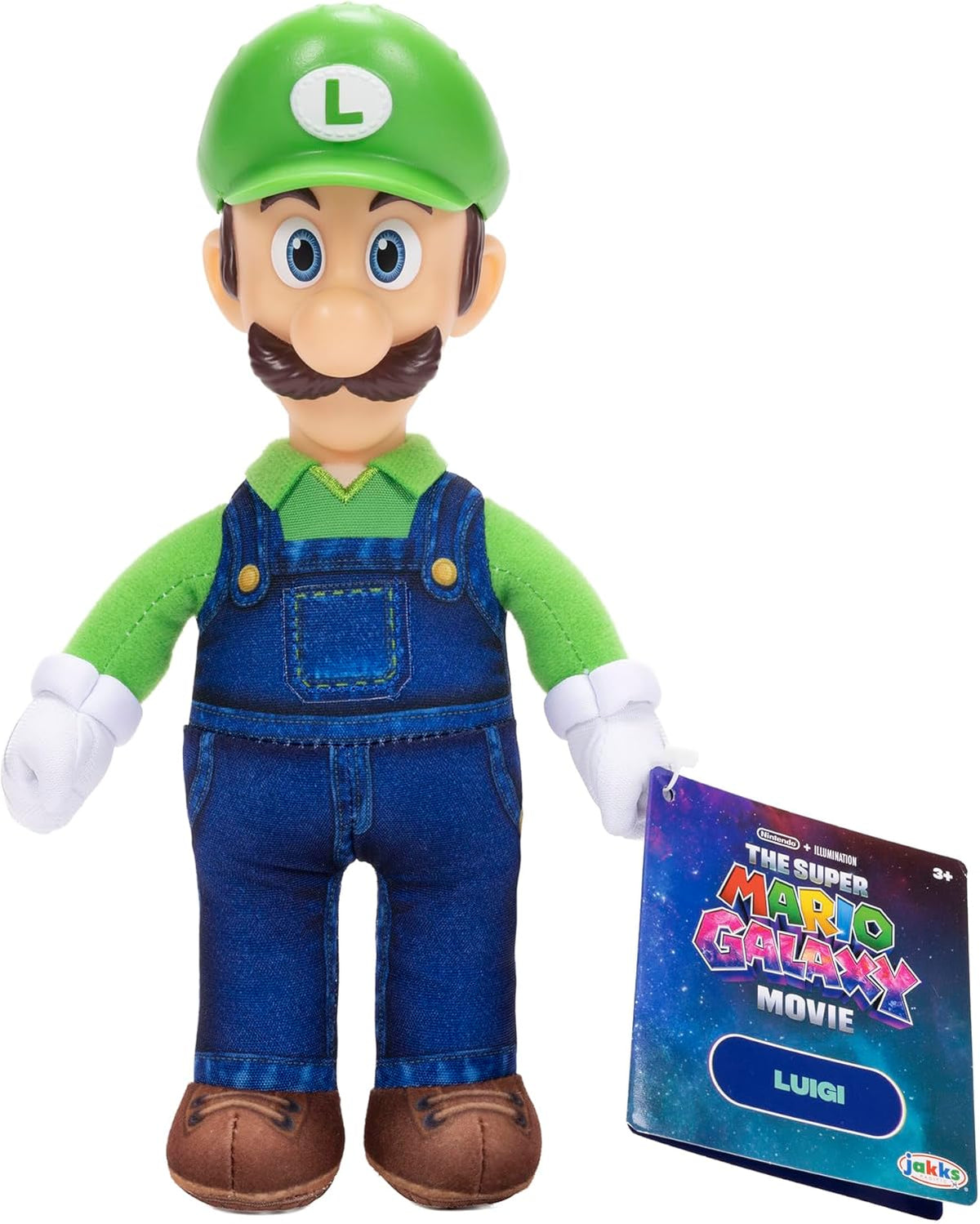 Super Mario Basic Roto - Higo de Peluche 2, the Super Mario BROS. MOVIE, TOY_FIGURE, Plástico, Jakks Pacific