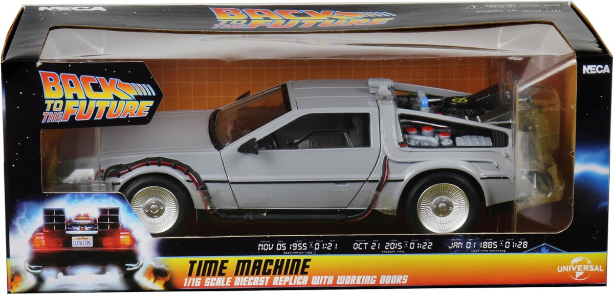 NECA Back to The Future - Máquina de Tiempo de 6 Pulgadas