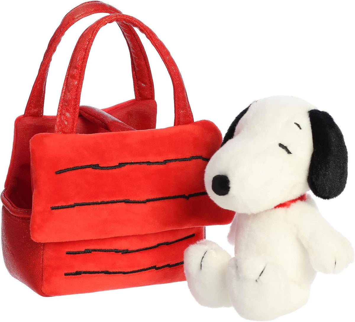 Aurora® - Peluche de la casa de Snoopy Timeless Peanuts® Fancy PAL™, Personajes clásicos, Recuerdos imborrables, 20 cm, Rojo