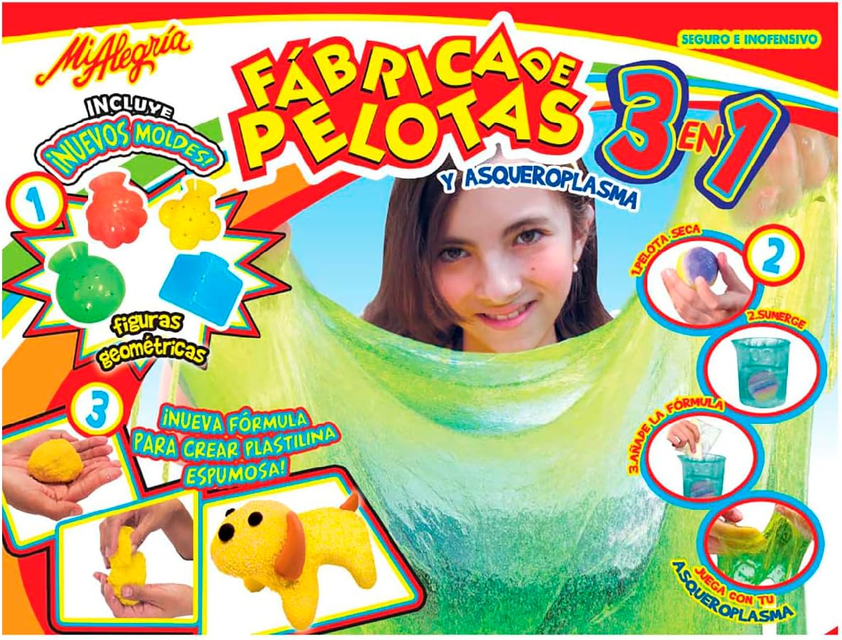 Mi Alegria Fábrica de Pelotas 3 en 1 Mezcla, CREA y Juega