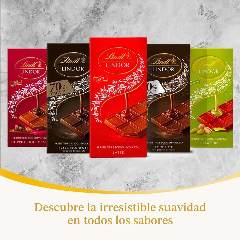 Lindt Lindor Irresistibly Smooth White Chocolate Bar 100g