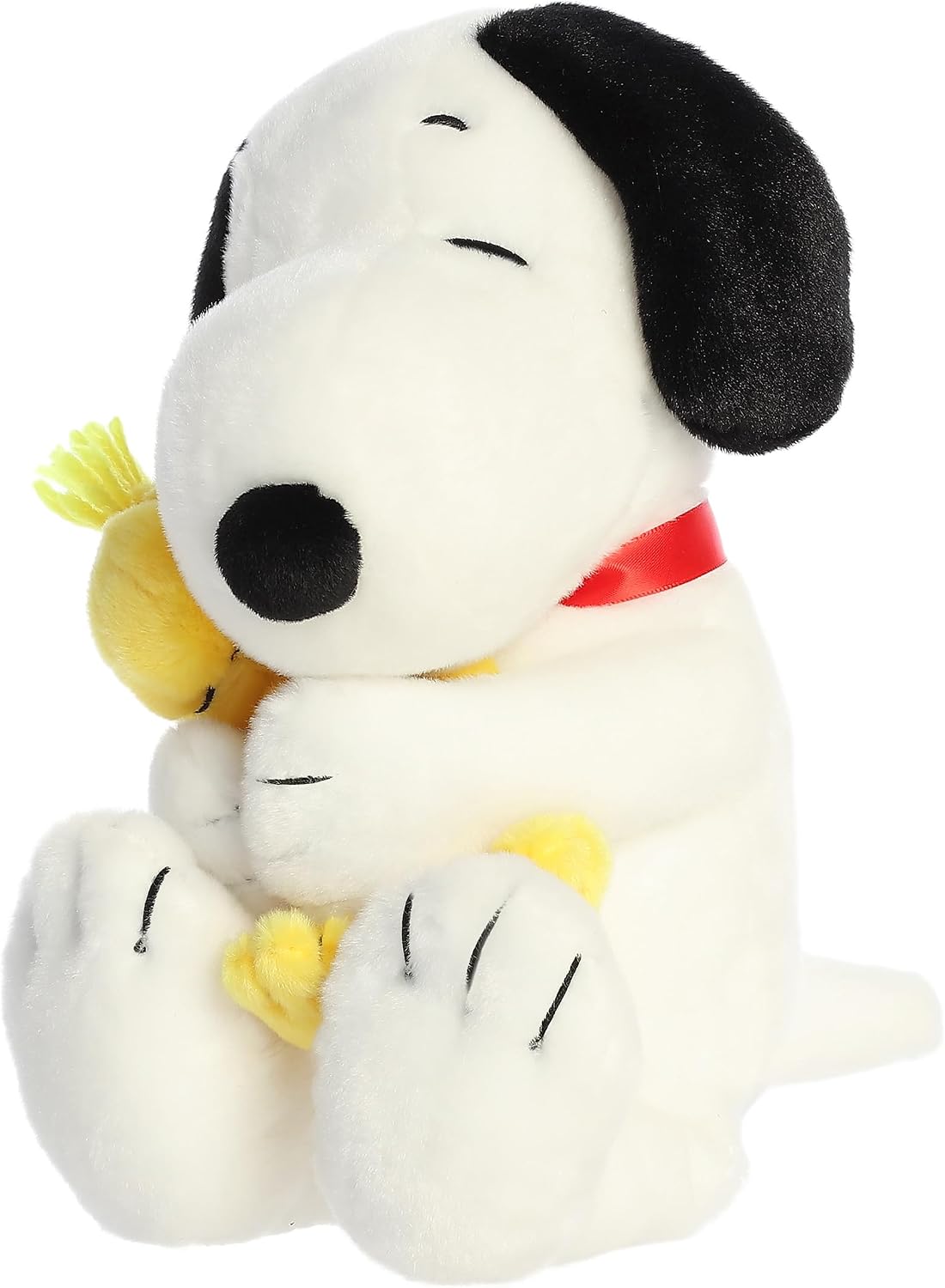 Aurora Adorable Peanuts Big Hugs Snoopy & Woodstock Stuffed Animal - Officially Licensed Toys for All Snoopy Fans - Nostalgic Gift for Adults and Birthday Celebrations - 12 Inches