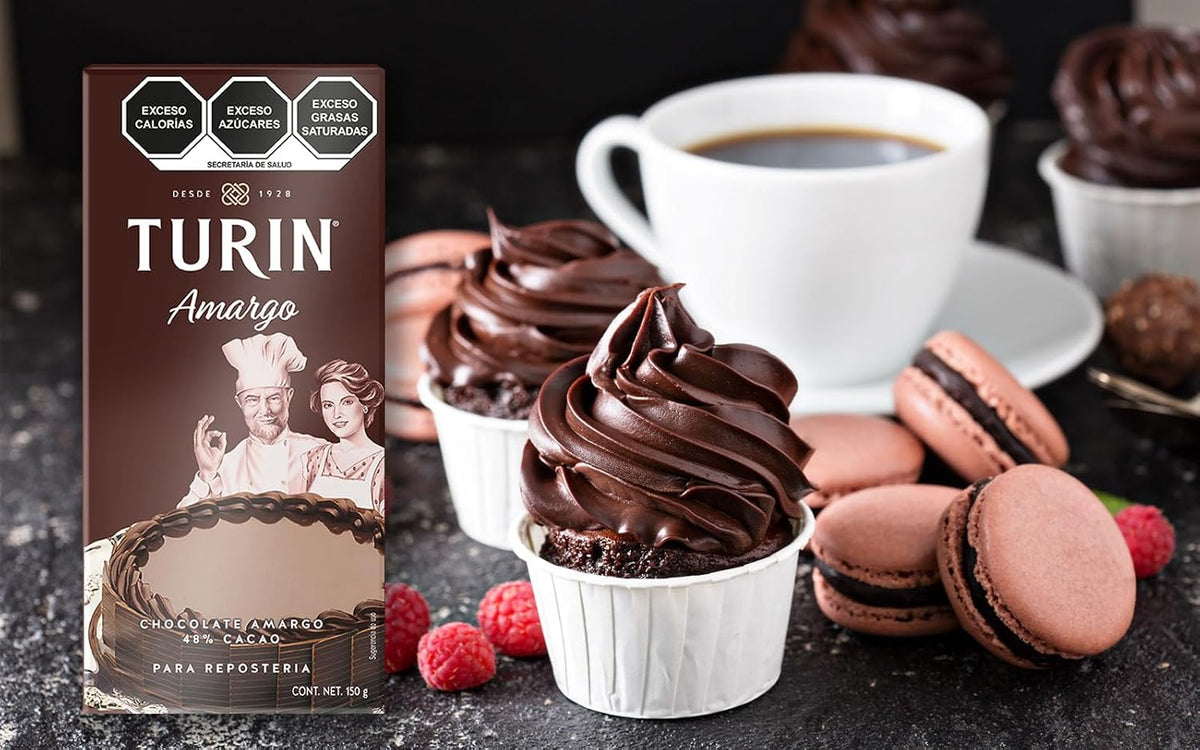 RINIUL Turin Chocolate amargo reposteria 150g