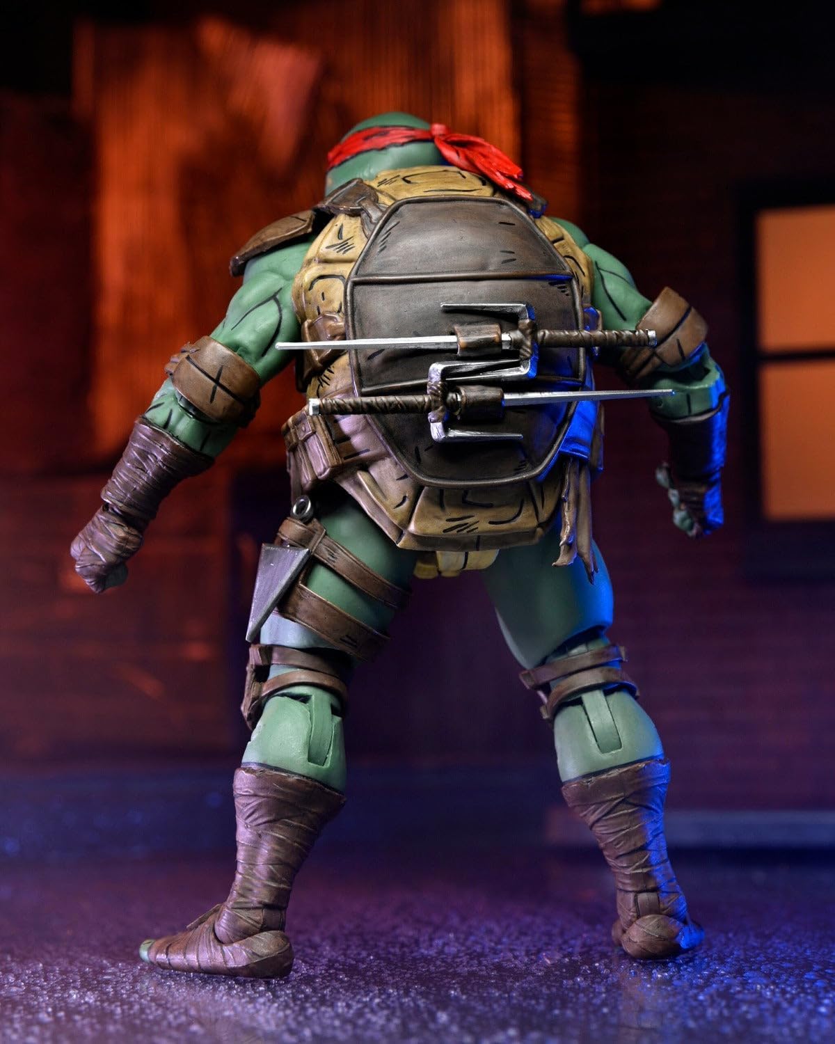 NECA Universal Monsters TMNT - Figura de acción Ultimate Raphael Frankenstein de 7 Pulgadas