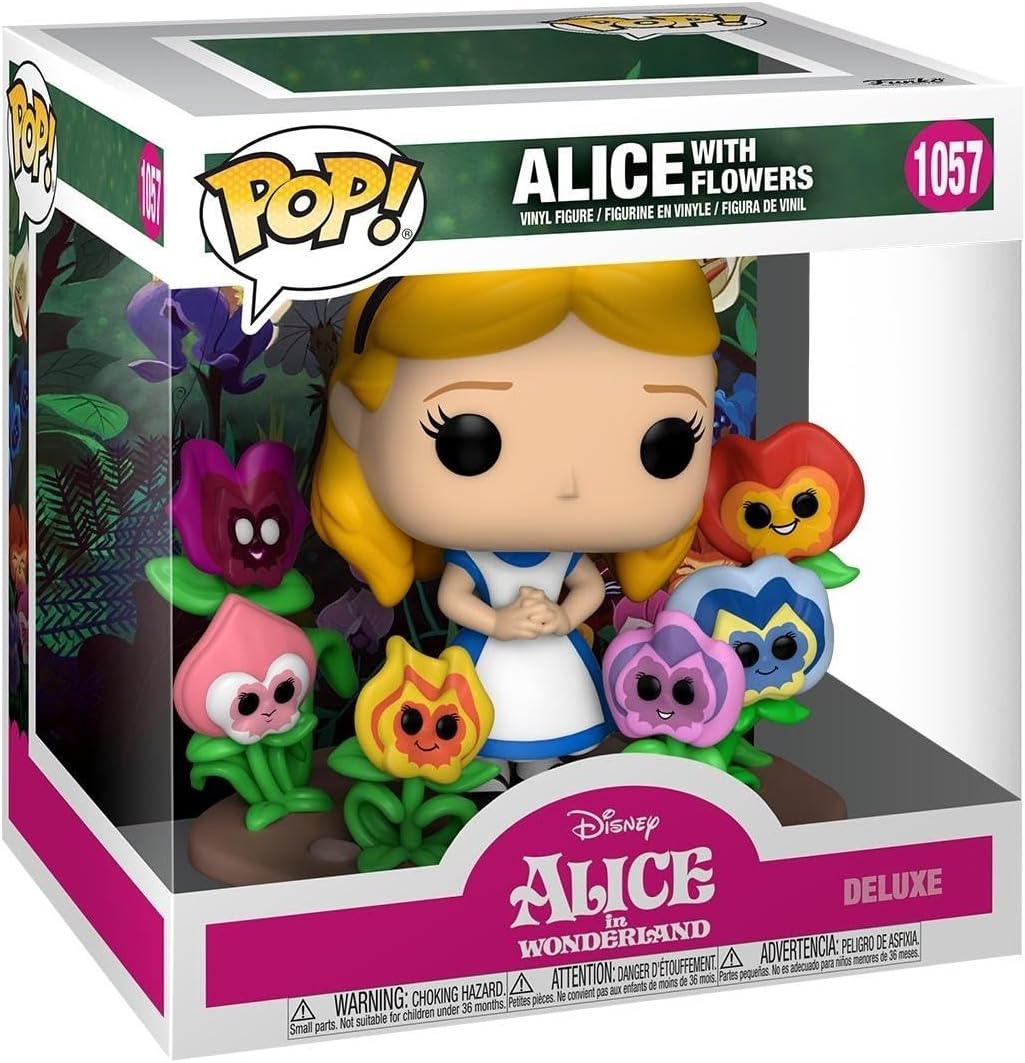 Funko Pop! Deluxe: Alice 70th– Alice with Flowers - Alice In Wonderland - Figura de Vinilo Coleccionable - Idea de Regalo - Mercancia Oficial - Juguetes para Niños y Adultos - Movies Fans