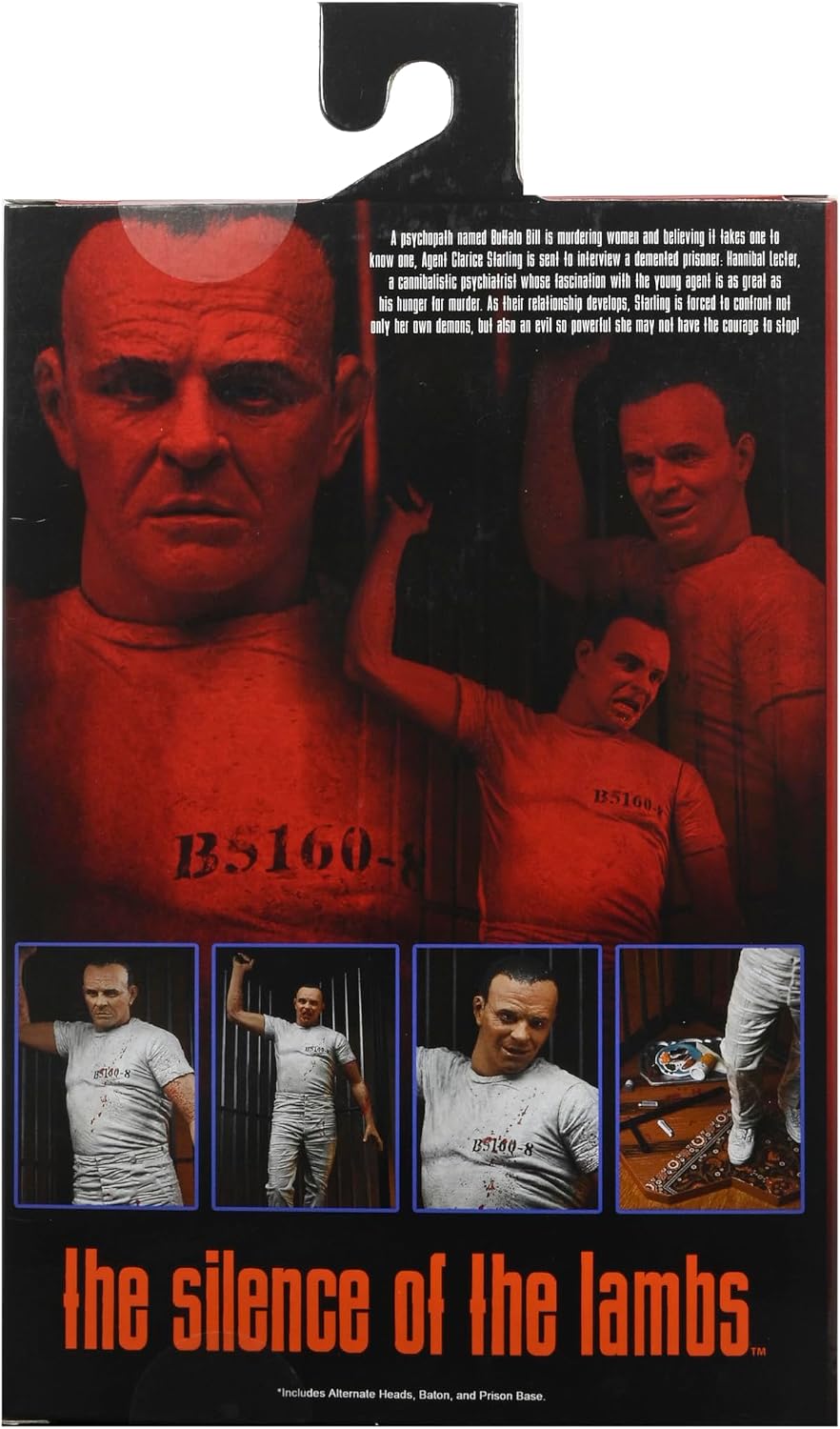 Figura de Accion 7 Pulgadas El Silencio de los Inocentes Dr Hannibal Lecter Prison Escape Detalles Realistas Articulaciones Completas Fans de Peliculas de Terror y Figuras de Coleccion