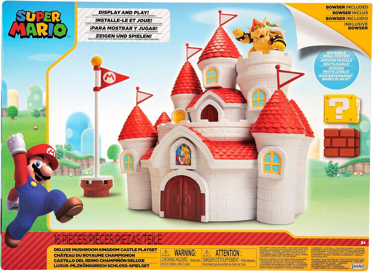 Nintendo Castillo Mushroom Kingdom Castle Playset