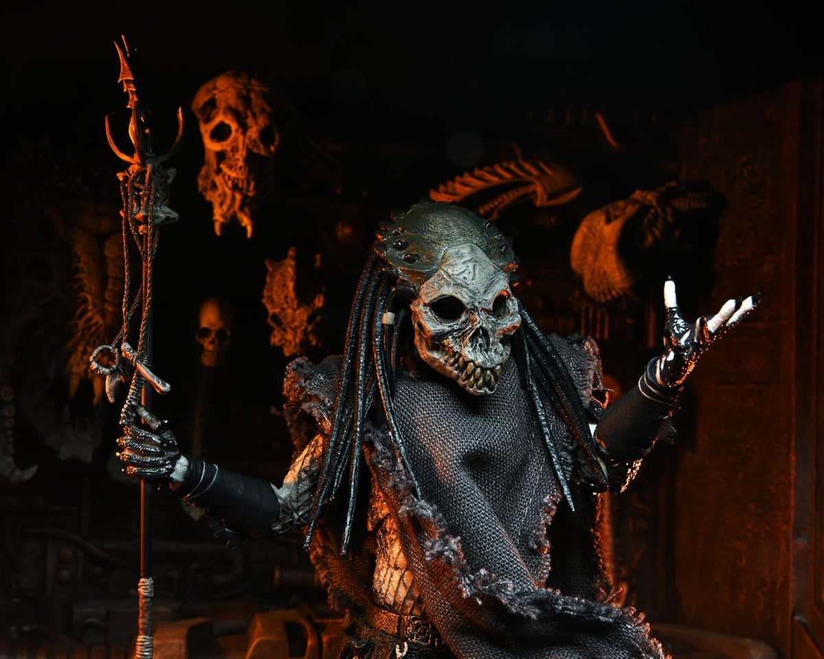 Figura De Acción Neca Predator: Shaman Ultimate 7 Pulgadas