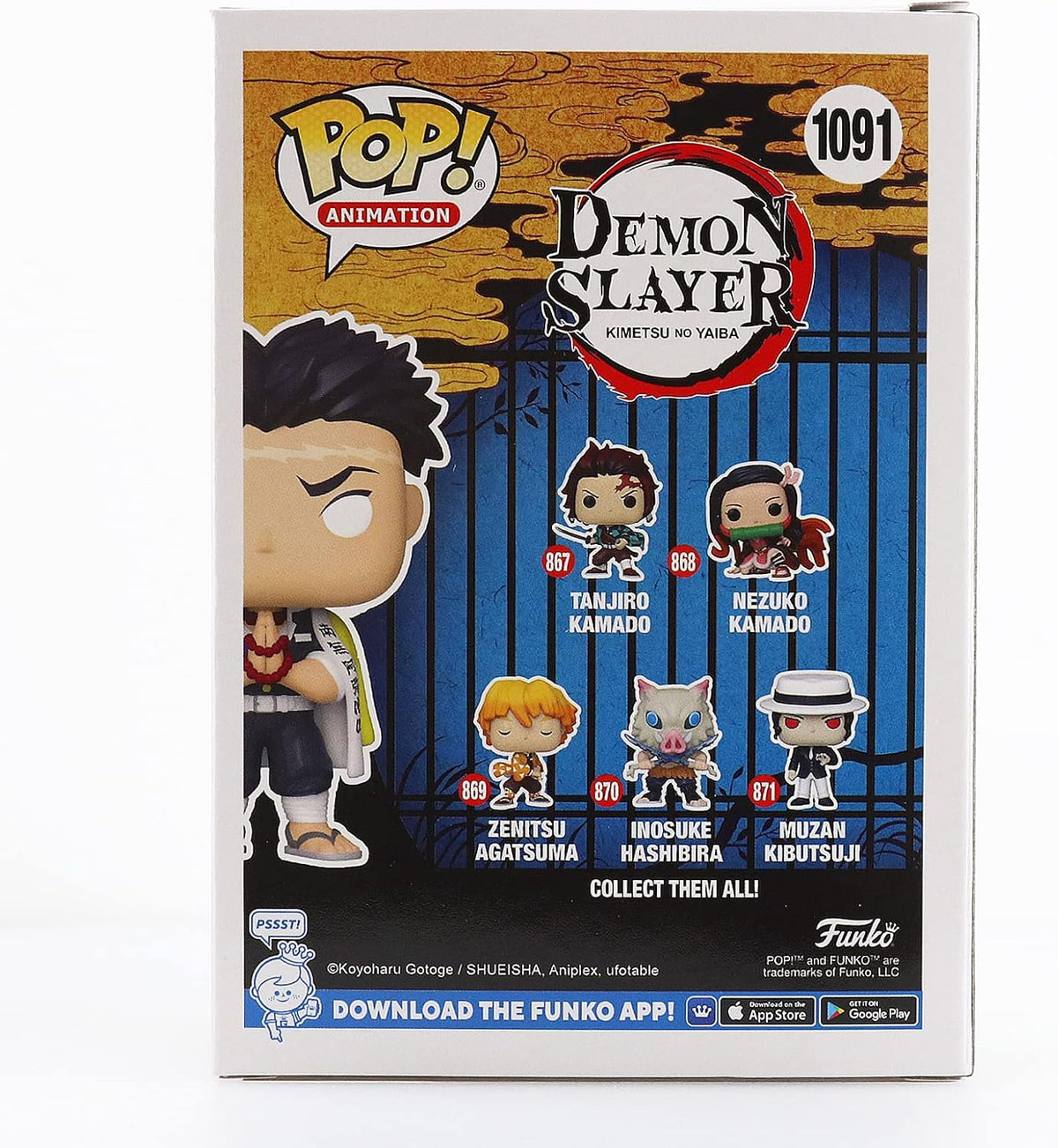 Funko Demon Slayer: Kimetsu no Yaiba Pop! Animation Gyomei Himejima - Figura de Vinilo Exclusiva #1091