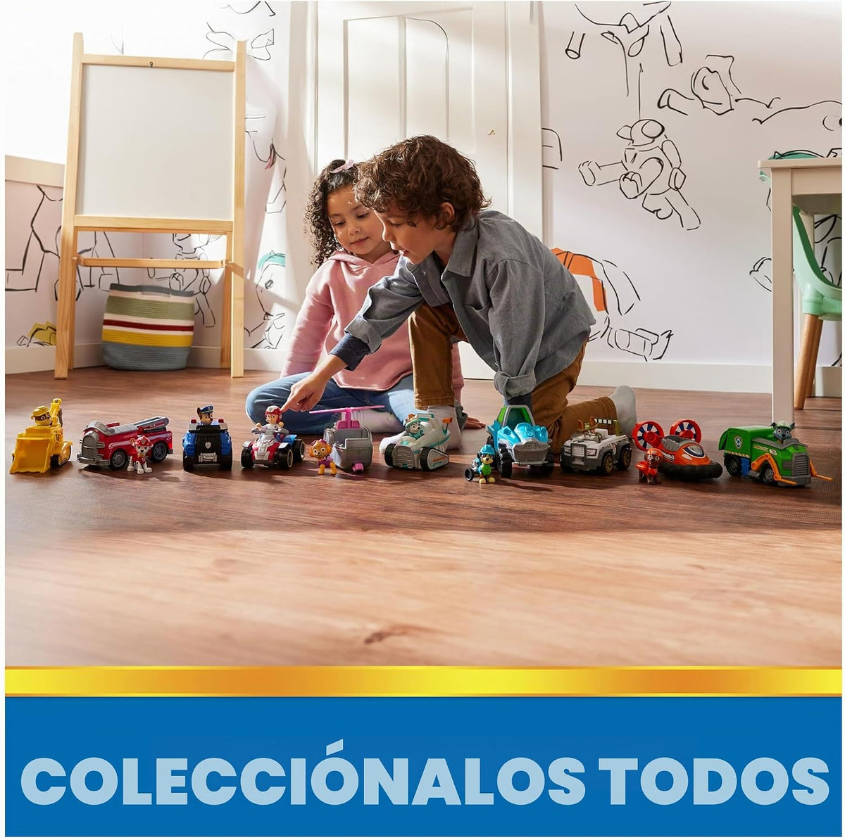 Paw Patrol, camión de Juguete con Figura de acción Coleccionable, Juguetes para niños con mentalidad sostenible para niños y niñas a Partir de 3 años