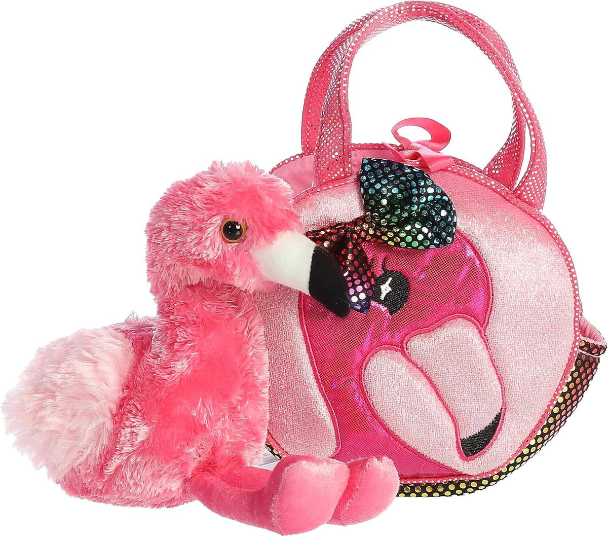 Aurora - Pet Carrier - Fabulosa Flamingo Pet Carrier - 17.78cm.