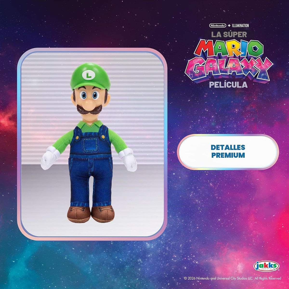 Super Mario Basic Roto - Higo de Peluche 2, the Super Mario BROS. MOVIE, TOY_FIGURE, Plástico, Jakks Pacific