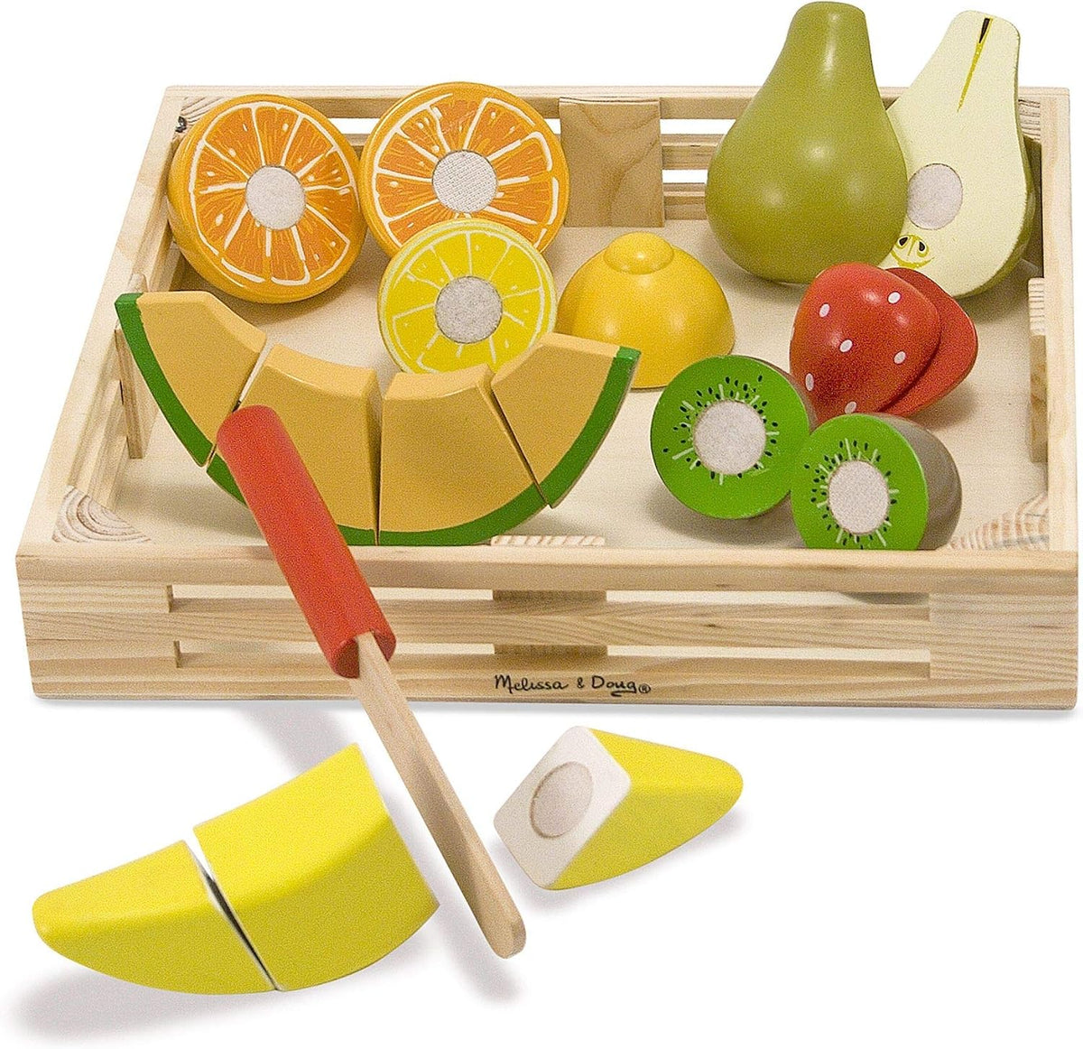 Melissa & Doug Fruta De Madera para Cortar