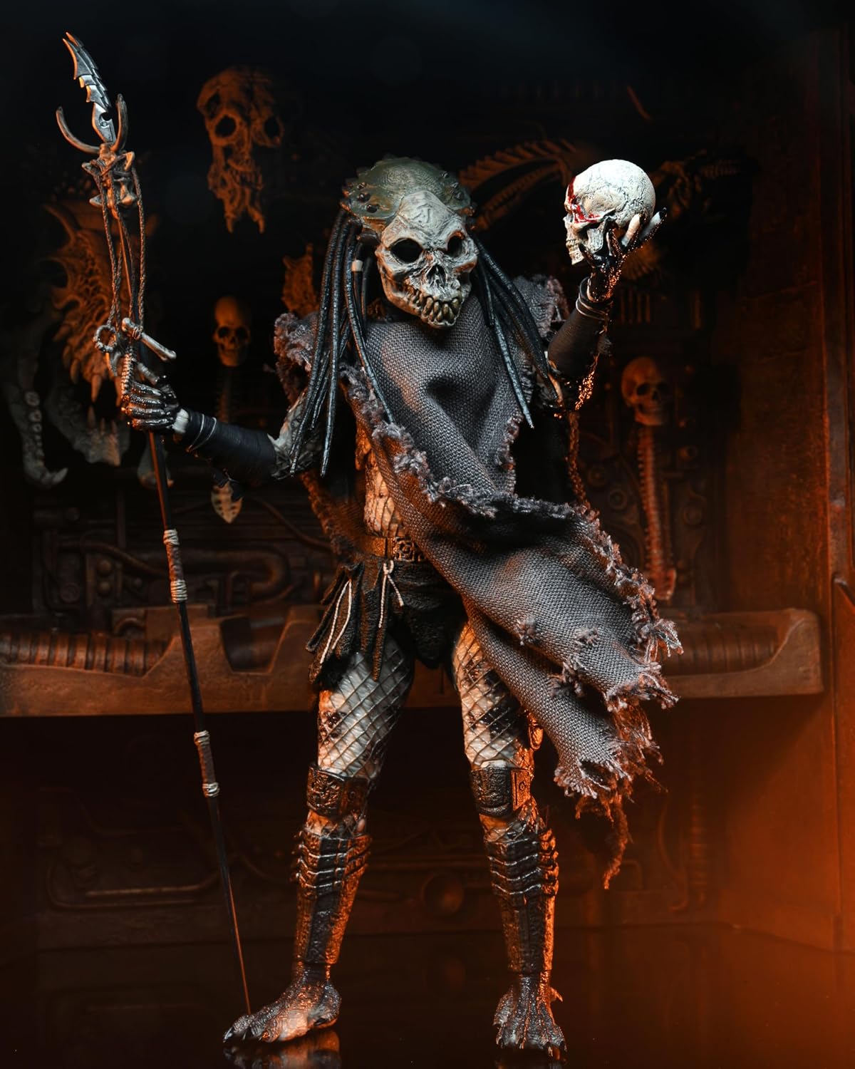 Figura De Acción Neca Predator: Shaman Ultimate 7 Pulgadas